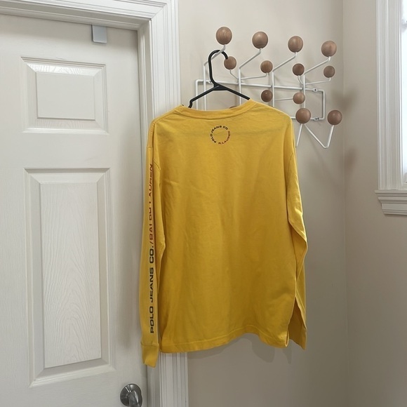 Ralph Lauren - Polo Jeans 90s Long Sleeve - Yellow - S - Picture 7 of 9